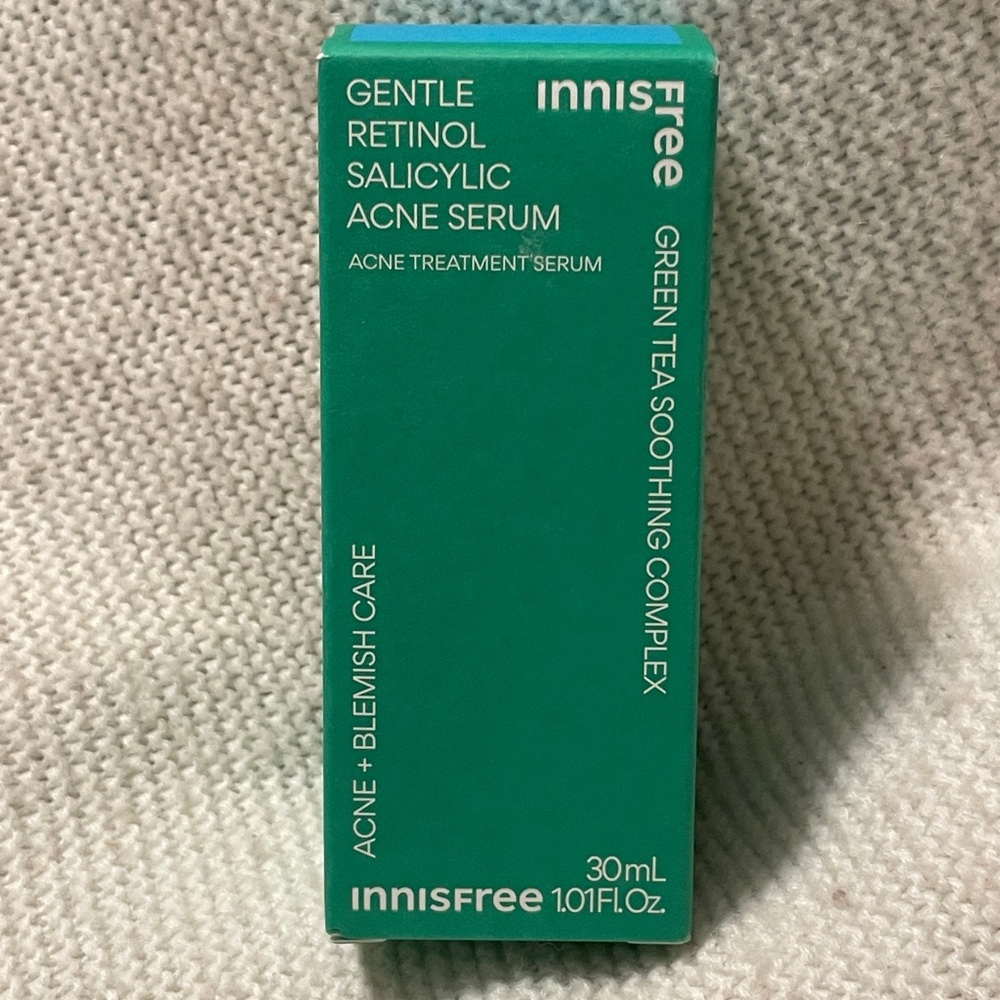 innisfree Gentle Retinol Salicylic Acne Serum 30ml / 1.01 fl New Exp 6/2026